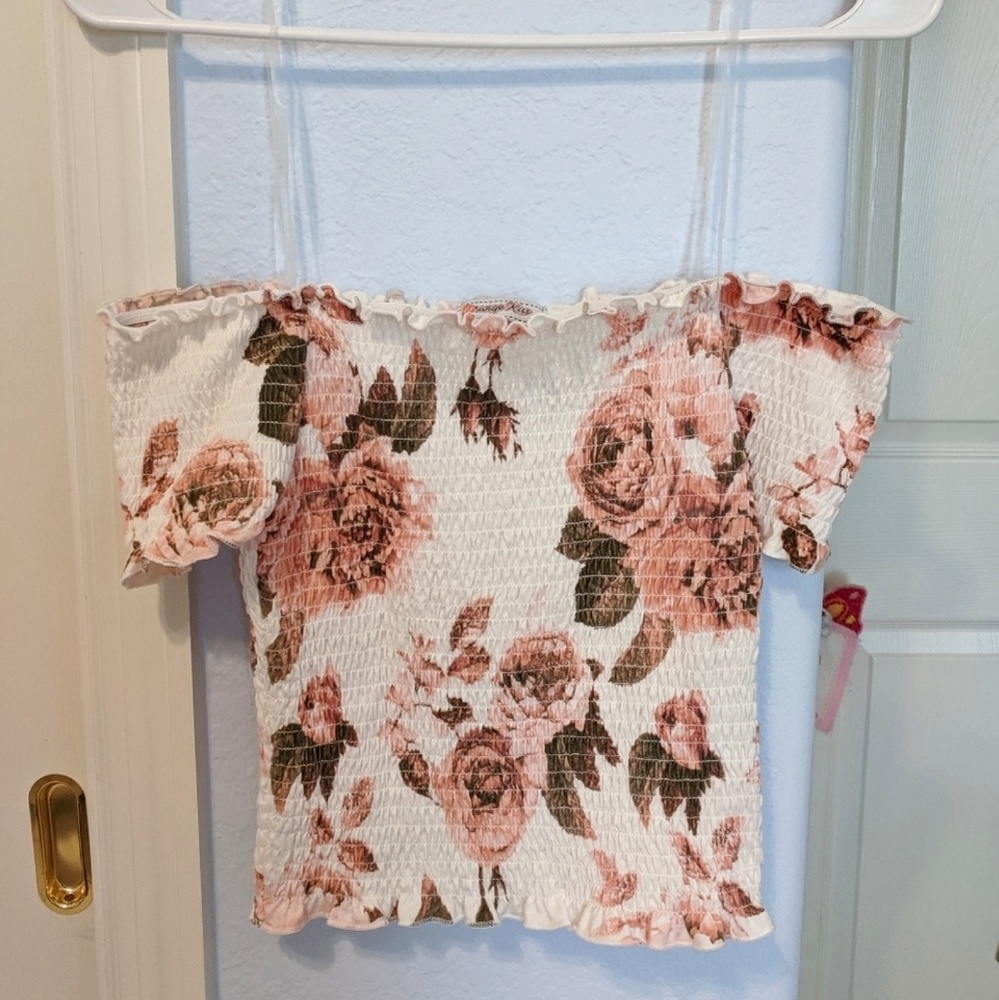 Off The Shoulder Floral Top